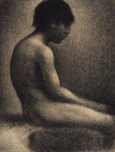 Seated Nude- Study for Une Baignade